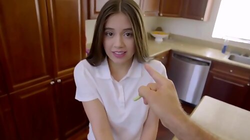 Naughty hot innocent teen 18+ getting punished